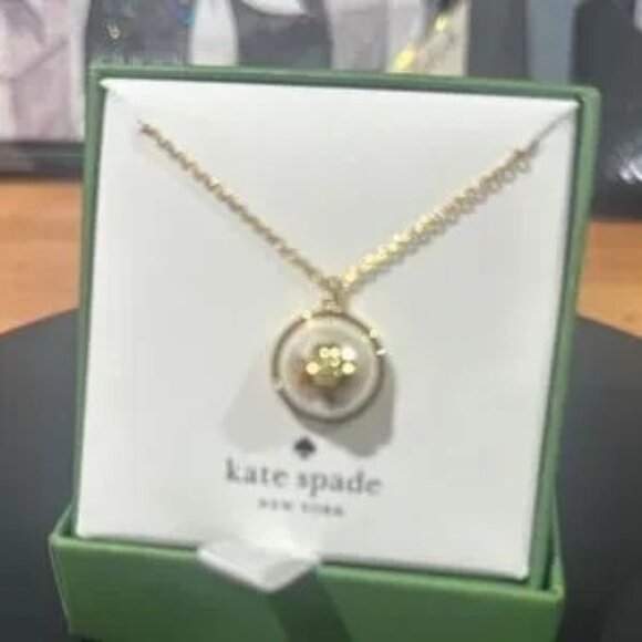 Kate Spade “Pearls on Pearl” Gold Pearl Pendant Necklace - Picture 2 of 4